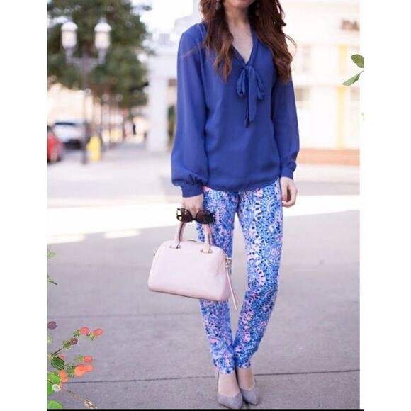 Lilly Pulitzer Kelly Pants un Tic Tac Tile 2 - Picture 1 of 10